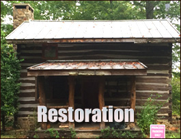 Historic Log Cabin Restoration  Lebanon, Ohio